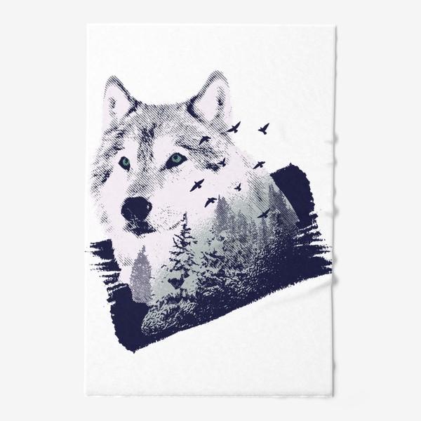 Полотенце «Волк - Дух Леса»