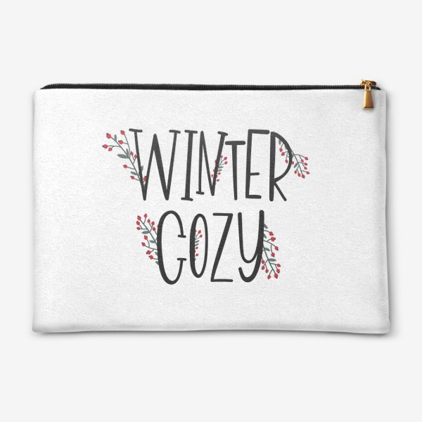 Косметичка «Надпись "Winter Cozy"»