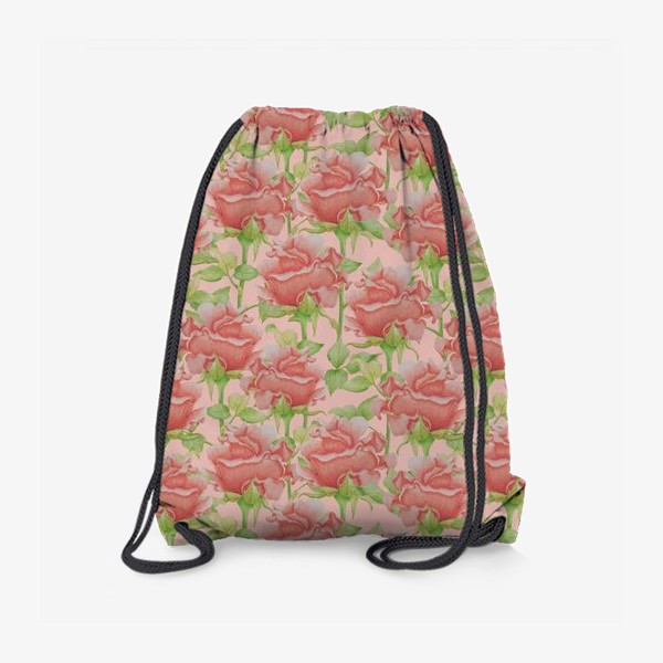 Рюкзак «Розы на розовом фоне»