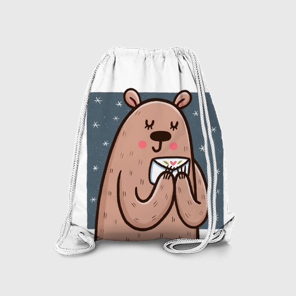 Рюкзак «Милая медведица и письмо»
