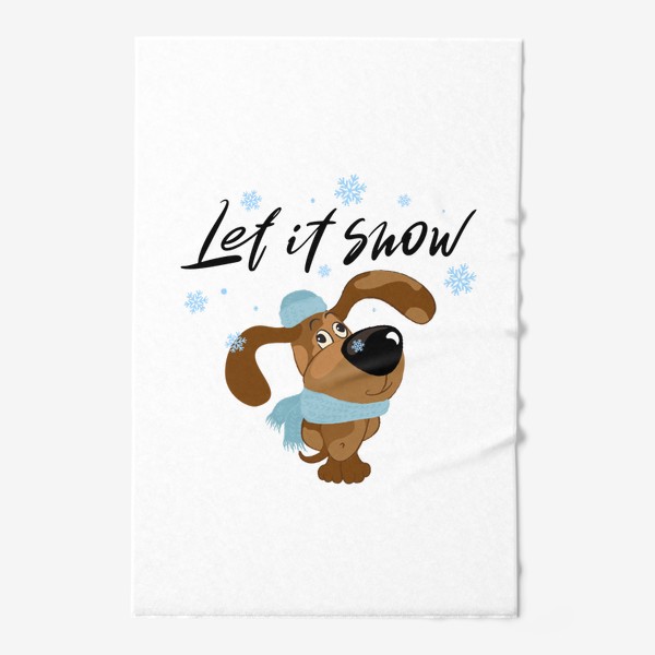 Полотенце «Let it snow»