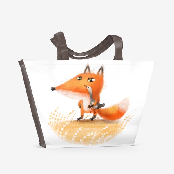 Пляжная сумка «Хитрая лиса»