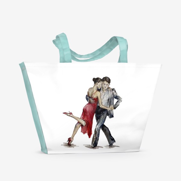 Пляжная сумка «Танец . Танго и любовь»