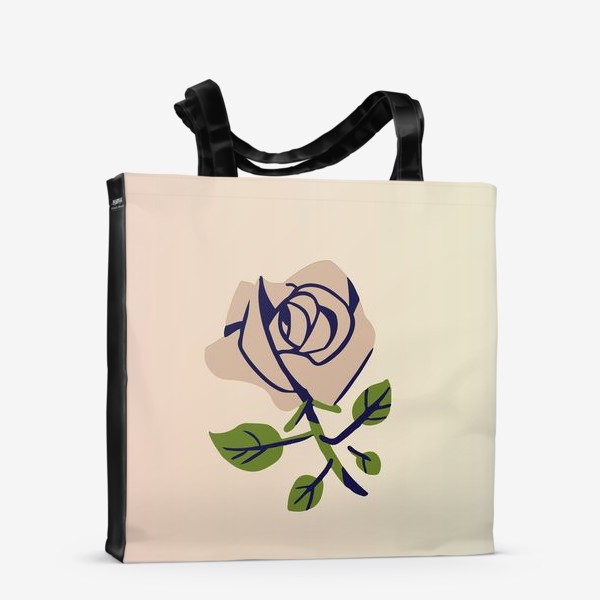 Сумка-шоппер «Бежевая роза»