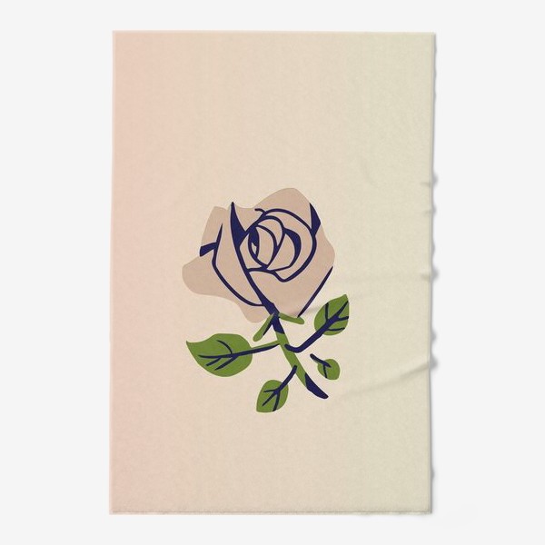 Полотенце «Бежевая роза»