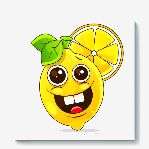 Холст «cheerful lemon»