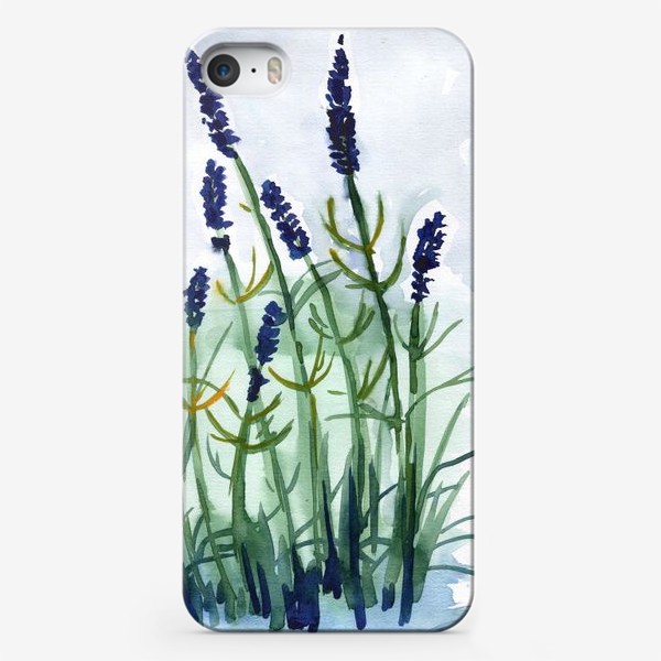 Чехол iPhone «Фиолетовые цветы»
