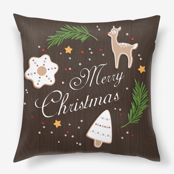 Подушка «Рождественское печенье»