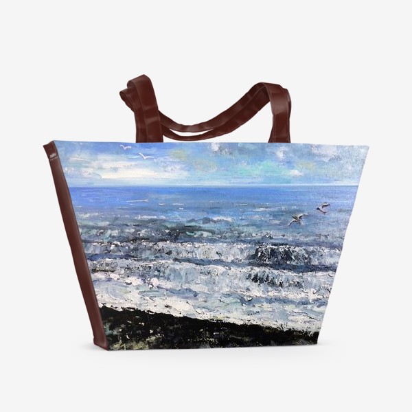 Пляжная сумка &laquo;море, море&raquo;