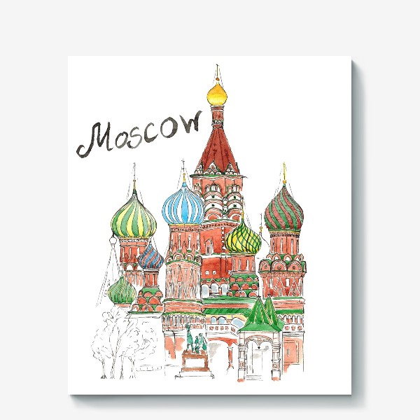 Холст «Moscow»
