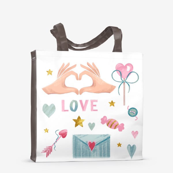 Сумка-шоппер «набор про любовь»
