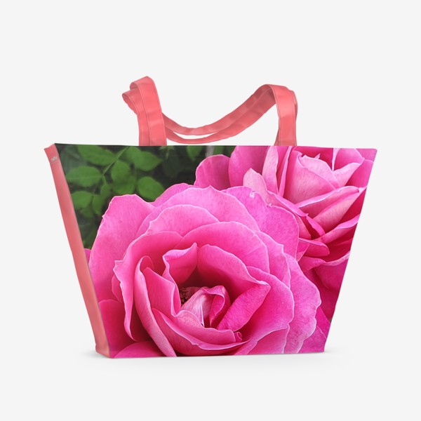 Пляжная сумка «Pink Rose Perfection»