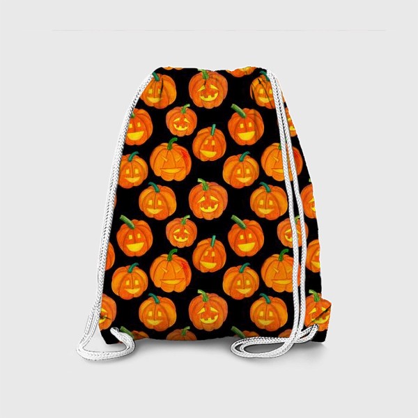 Рюкзак «Паттерн хеллоуиновские тыквы»