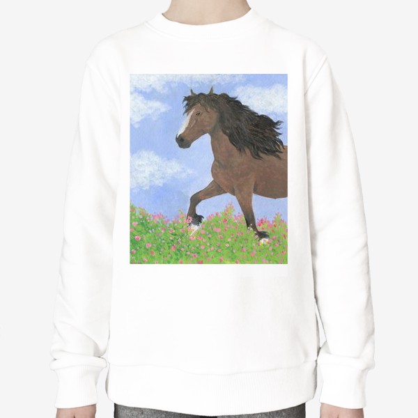 Свитшот «Бегущая лошадь »