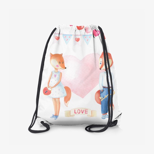 Рюкзак «Влюбленные лисы»