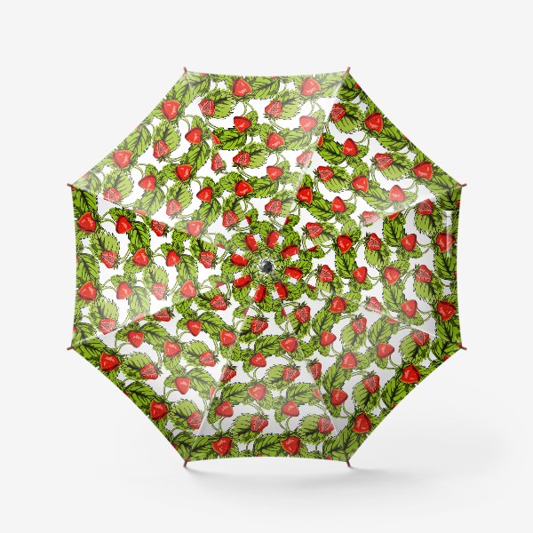 Зонт «Спелая клубника»