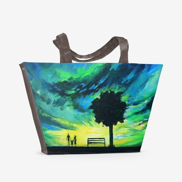 Пляжная сумка «Небо Закат»