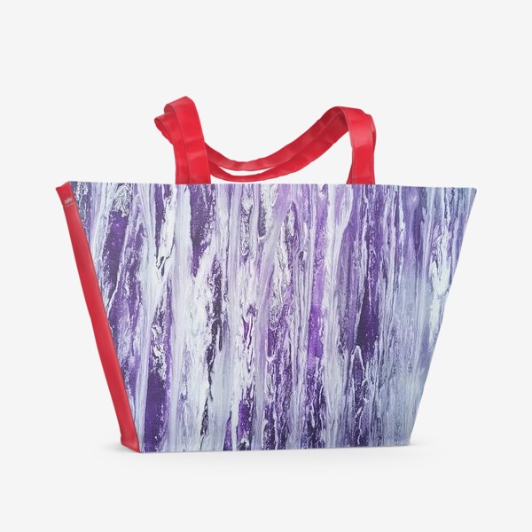 Пляжная сумка &laquo;Фиолетовая фантазия&raquo;