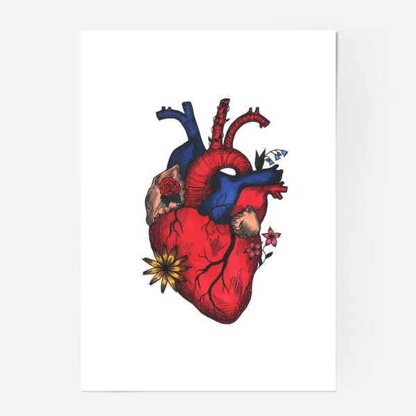 Постер «Цветущее сердце»