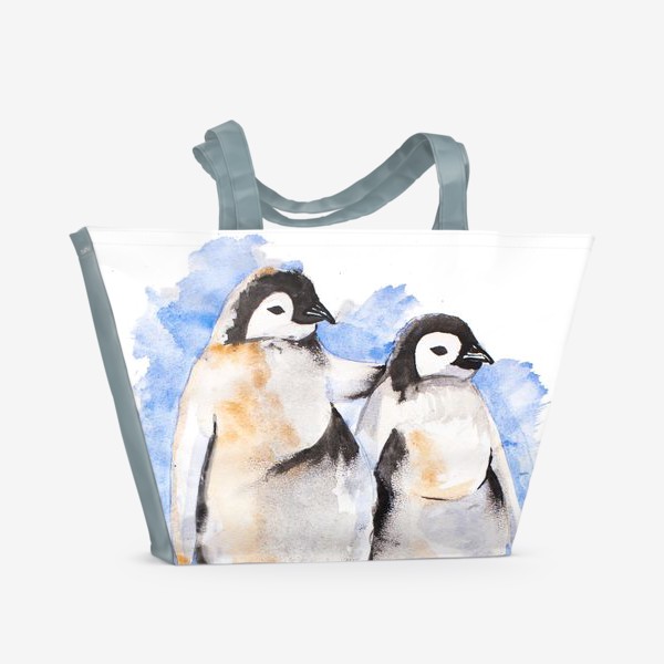 Пляжная сумка &laquo;Пингвины&raquo;
