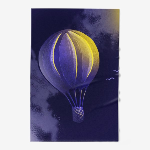 Полотенце «Воздушный шар с корзиной, аэростат»