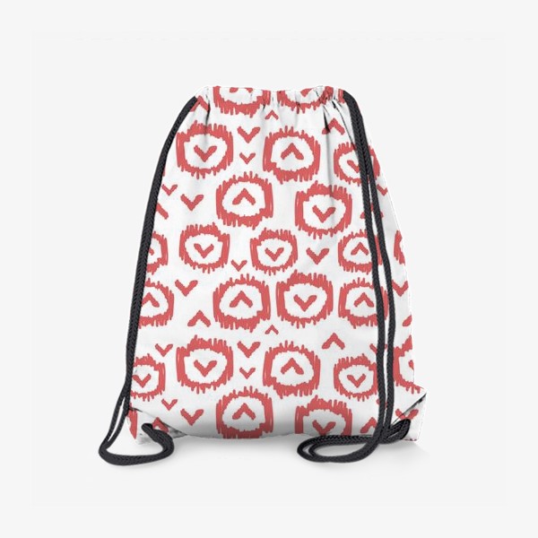 Рюкзак «Паттерн из сердечек»