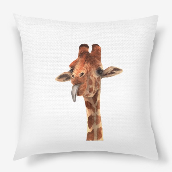 Подушка «Жираф с языком»