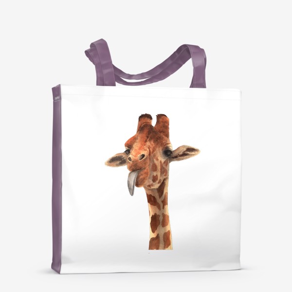 Сумка-шоппер «Жираф с языком»