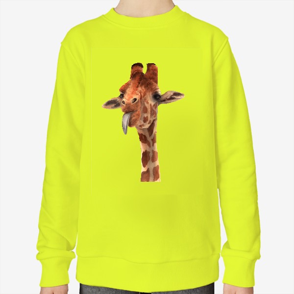 Свитшот «Жираф с языком»