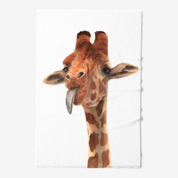 Полотенце «Жираф с языком»