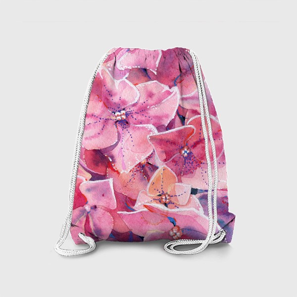 Рюкзак «Spring hydrangea. Sketch»