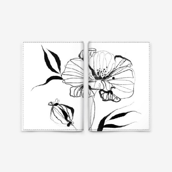 Обложка для паспорта «Цветок»