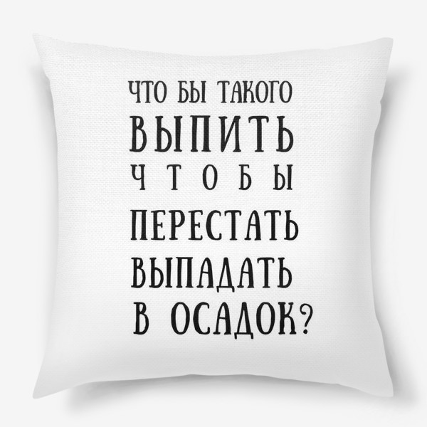 Подушка «Что бы выпить?(2)»