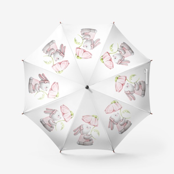 Зонт «Зайка в розовом»