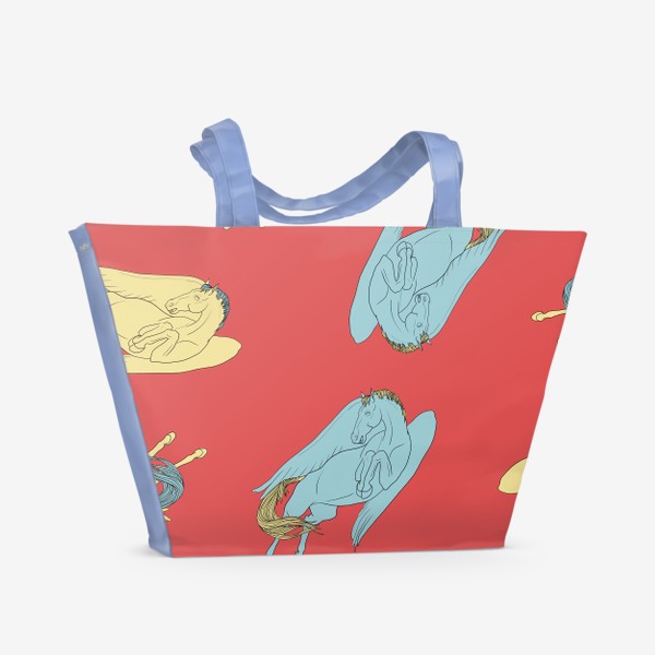 Пляжная сумка «Color pegasus»