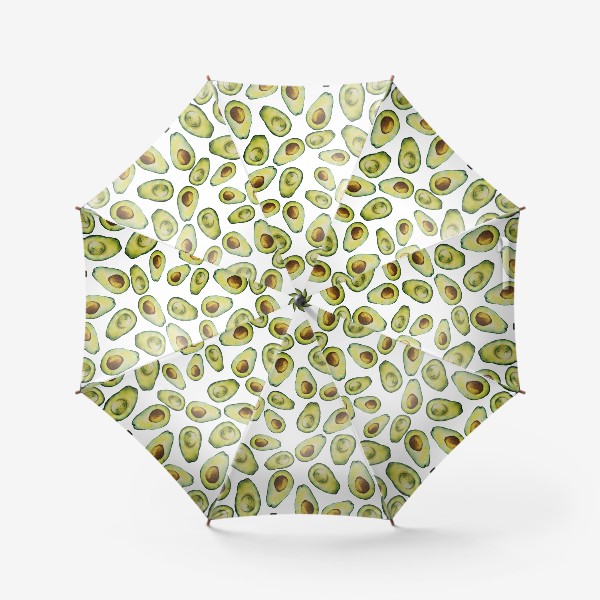 Зонт «Акварельные авокадо»