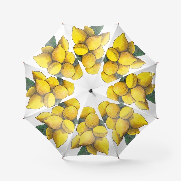 Зонт «Спелые лимоны»