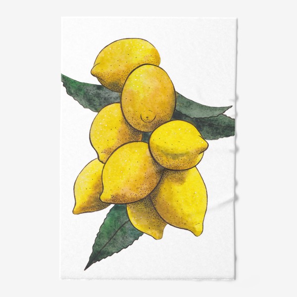 Полотенце &laquo;Спелые лимоны&raquo;
