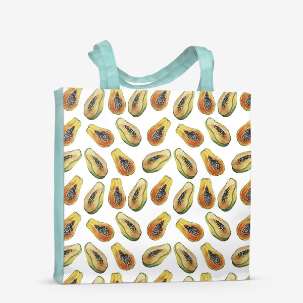 Сумка-шоппер «Акварельные папайи»