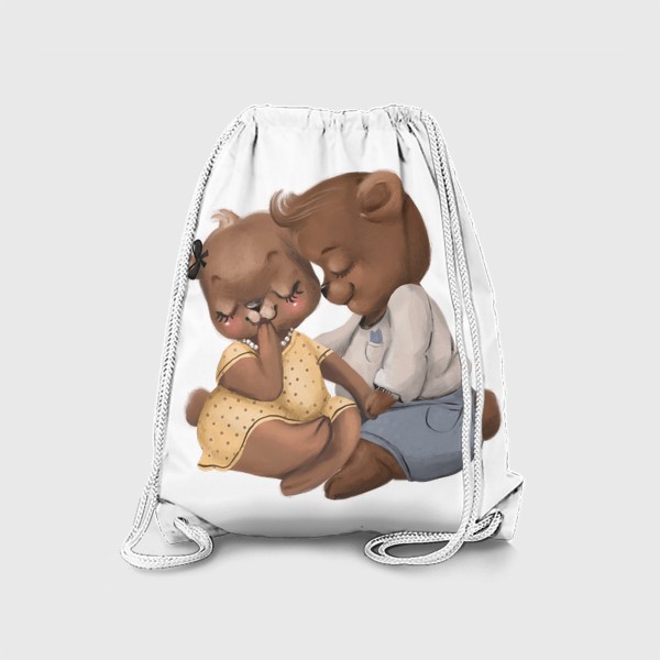 Рюкзак «Любовь, мишки»