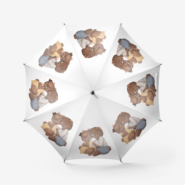 Зонт «Любовь, мишки»