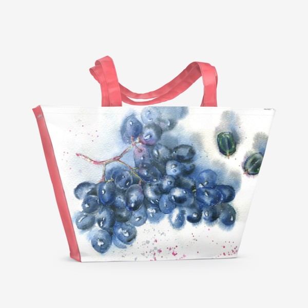 Пляжная сумка &laquo;виноград&raquo;