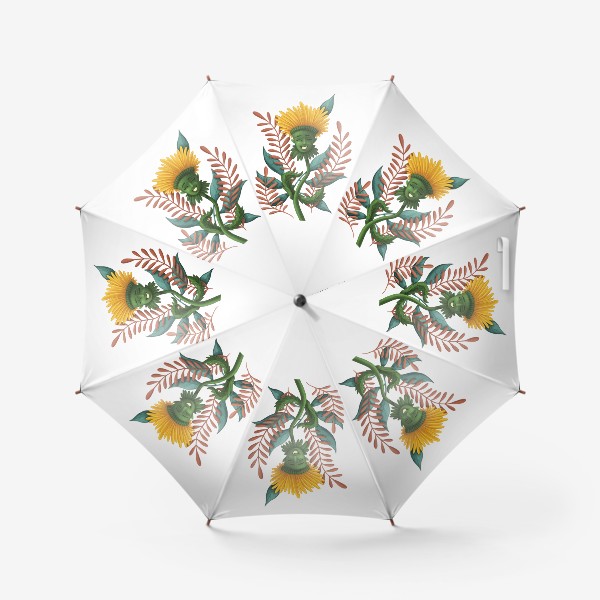 Зонт «Веселый цветок одуванчик»