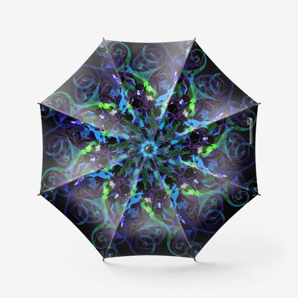 Зонт «Абстрактная Структура Dark»