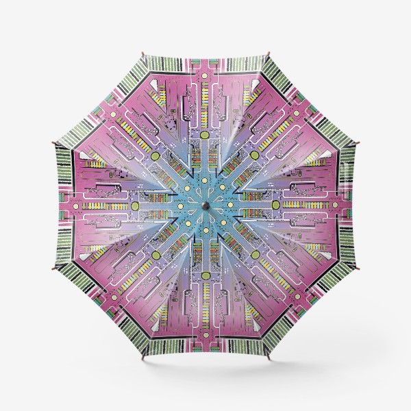 Зонт «Абстрактный Вектор 1 : холодный»