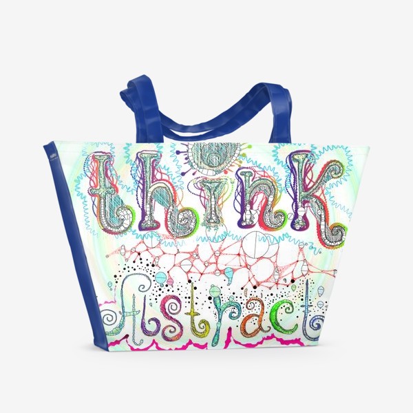 Пляжная сумка «Think Abstract»