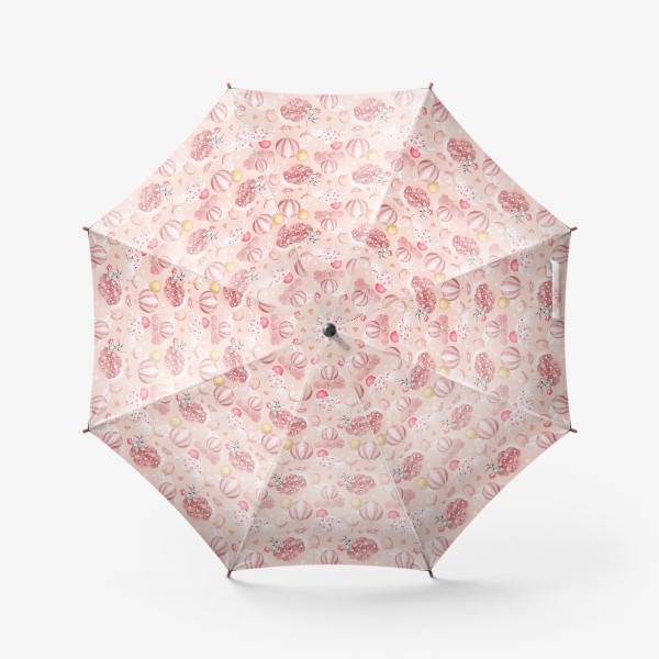 Зонт «Любовь, шарики, зайка»