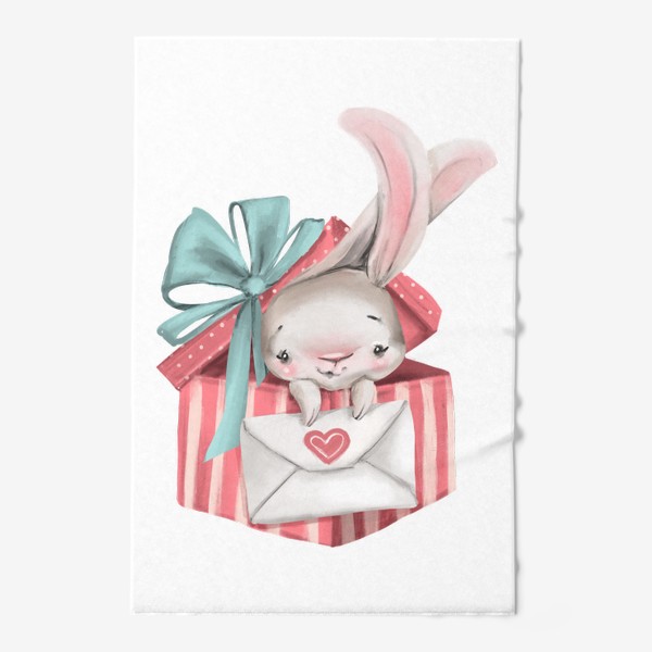 Полотенце «Любовь, заяц, подарок»