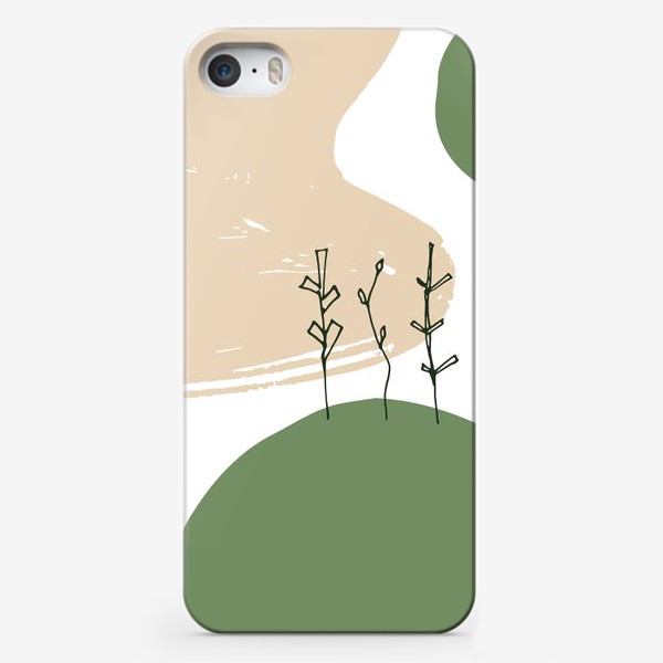 Чехол iPhone «Графические растения»