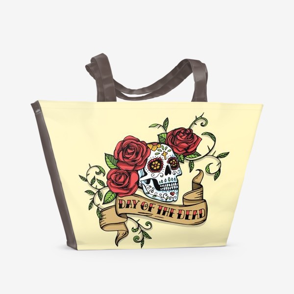 Пляжная сумка &laquo;Sugar skull&raquo;